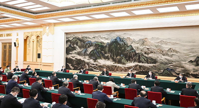 习近平同党外人士座谈并共迎新春